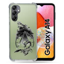 Coque Renforcée En Verre Trempé Transparente Pour Samsung Galaxy A14 4G / 5G Scorpion