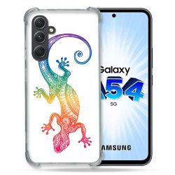 Coque Renforcée En Verre Trempé Pour Samsung Galaxy A54 5G Animal Salamandre Color