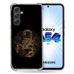 Coque Renforcée En Verre Trempé Pour Samsung Galaxy A54 5G Animal Scorpion Fresque