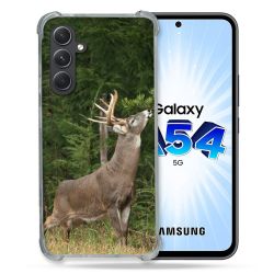 Coque Renforcée En Verre Trempé Pour Samsung Galaxy A54 5G Chasse Cerf