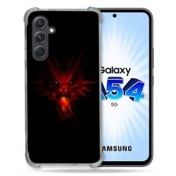 Coque Renforcée En Verre Trempé Pour Samsung Galaxy A54 5G Fantastique Dragon Feu