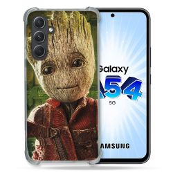 Coque Renforcée En Verre Trempé Pour Samsung Galaxy A54 5G Groot Vert