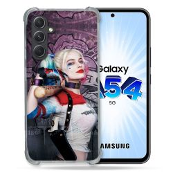 Coque Renforcée En Verre Trempé Pour Samsung Galaxy A54 5G Harley Quinn Batte