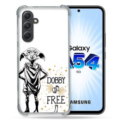 Coque Renforcée En Verre Trempé Pour Samsung Galaxy A54 5G Harry Potter Dobby Free Blanc