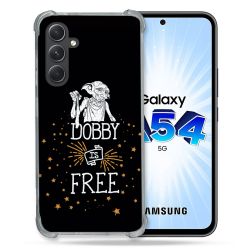 Coque Renforcée En Verre Trempé Pour Samsung Galaxy A54 5G Harry Potter Dobby Free Noir