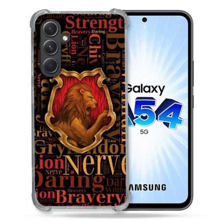 Coque Renforcée En Verre Trempé Pour Samsung Galaxy A54 5G Harry Potter Griffondor