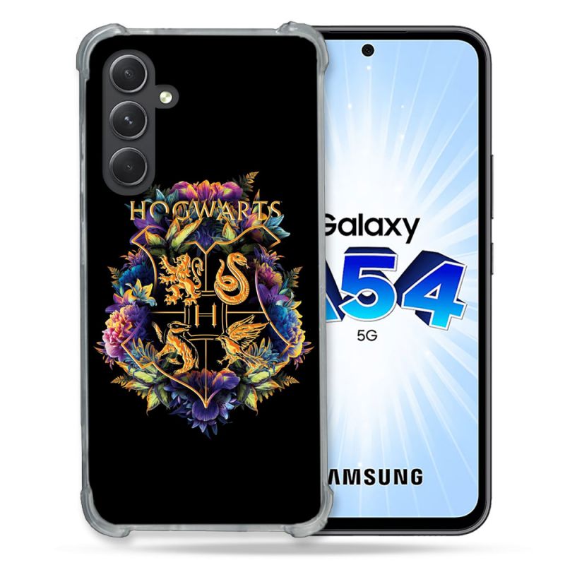 Coque Renforcée En Verre Trempé Pour Samsung Galaxy A54 5G Harry Potter Hogwarts