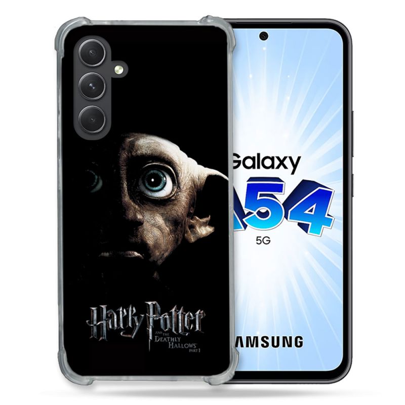 Coque Renforcée En Verre Trempé Pour Samsung Galaxy A54 5G Harry Potter Hollows Dobby