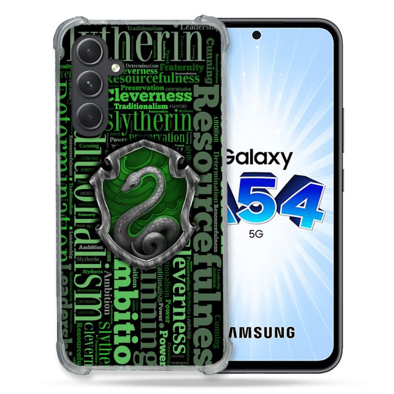 Coque Renforcée En Verre Trempé Pour Samsung Galaxy A54 5G Harry Potter Serpentar