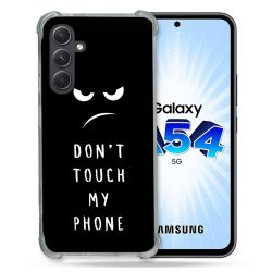 Coque Renforcée En Verre Trempé Pour Samsung Galaxy A54 5G Humour Don't Touch