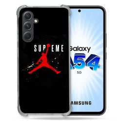 Coque Renforcée En Verre Trempé Pour Samsung Galaxy A54 5G Jordan Supreme Noir