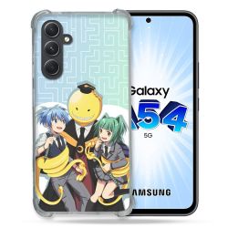 Coque Renforcée En Verre Trempé Pour Samsung Galaxy A54 5G Manga Assassination Classroom Kuro Trio