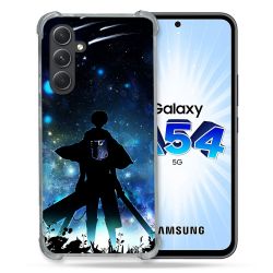 Coque Renforcée En Verre Trempé Pour Samsung Galaxy A54 5G Manga Attaque Titans Levi