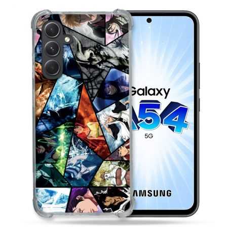 Coque Renforcée En Verre Trempé Pour Samsung Galaxy A54 5G Manga Bleach Pele Mele