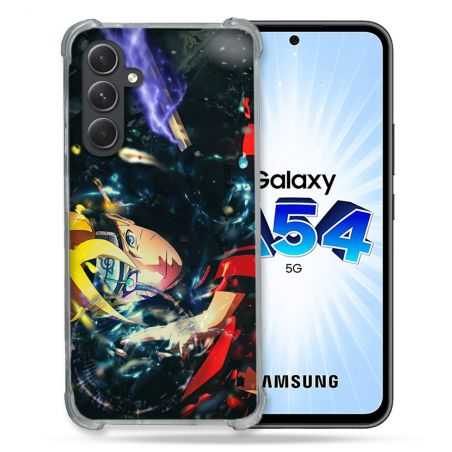 Coque Renforcée En Verre Trempé Pour Samsung Galaxy A54 5G Manga Boruto Eclair