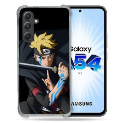 Coque Renforcée En Verre Trempé Pour Samsung Galaxy A54 5G Manga Boruto Tatouage