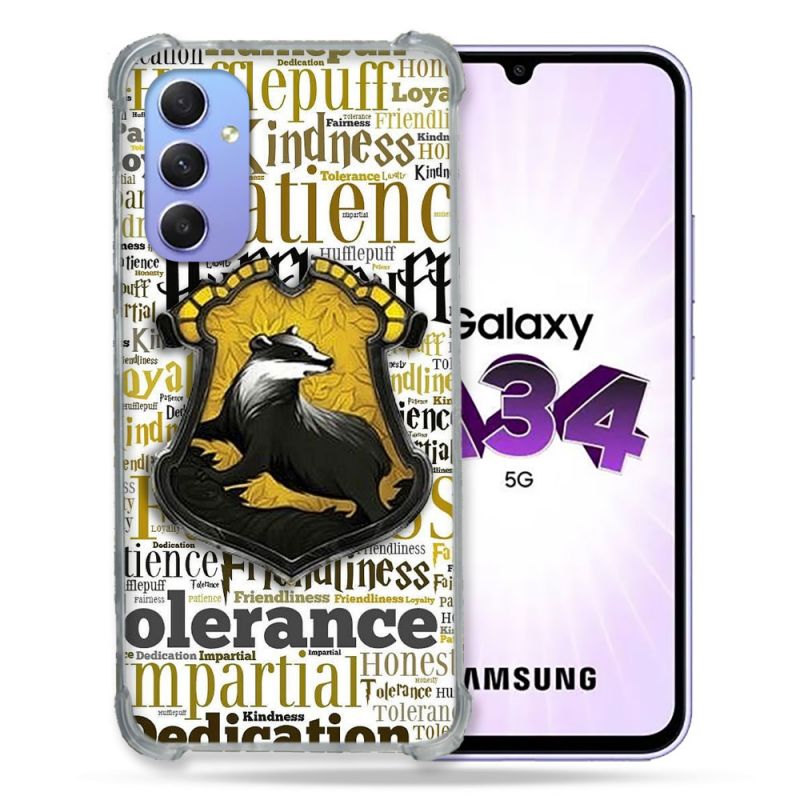 Coque Renforcée En Verre Trempé Pour Samsung Galaxy A34 5G Harry Potter Poursouffle