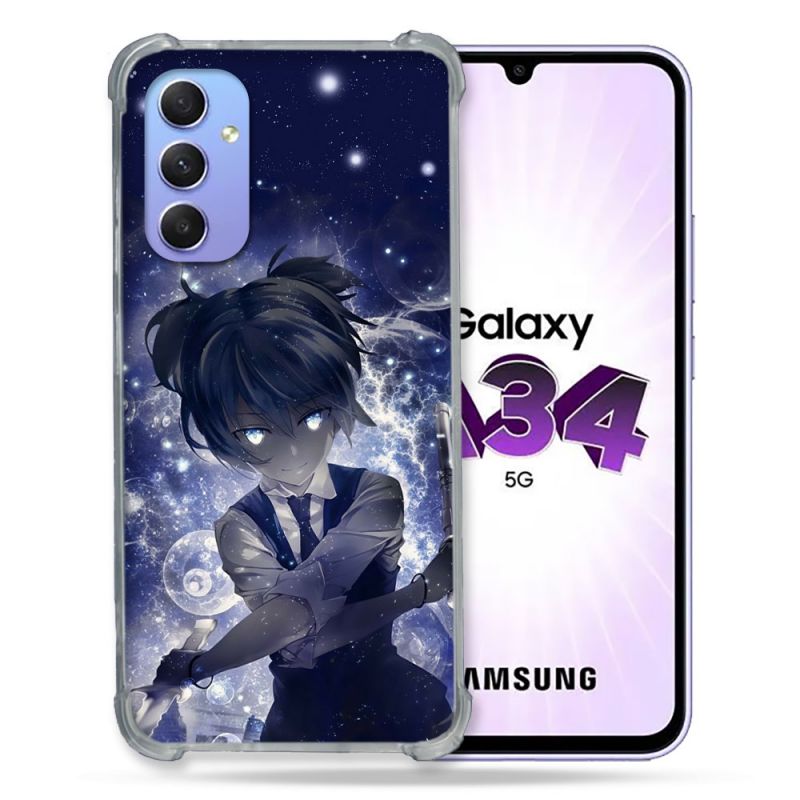 Coque Renforcée En Verre Trempé Pour Samsung Galaxy A34 5G Manga Assassination Classroom Nagisa