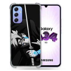 Coque Renforcée En Verre Trempé Pour Samsung Galaxy A34 5G Manga Boruto Epée