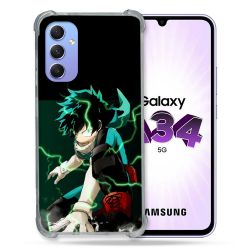 Coque Renforcée En Verre Trempé Pour Samsung Galaxy A34 5G Manga My Hero Academia Deku
