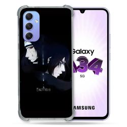 Coque Renforcée En Verre Trempé Pour Samsung Galaxy A34 5G Manga Naruto Sasuke Itachi