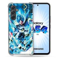 Coque Renforcée En Verre Trempé Pour Samsung Galaxy A54 5G Manga Dragon Ball Vegeta Bleu