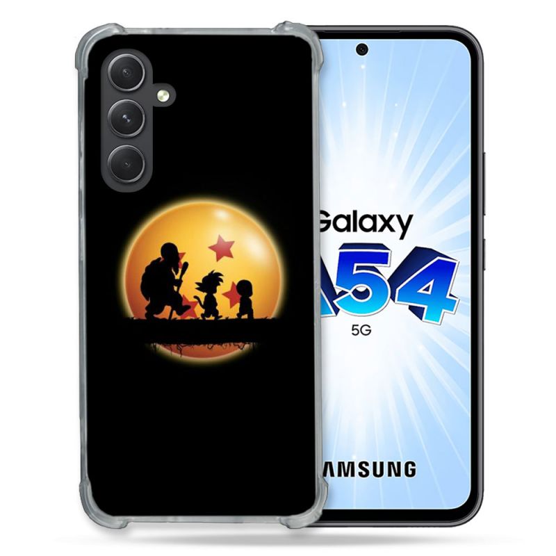 Coque Renforcée En Verre Trempé Pour Samsung Galaxy A54 5G Manga Dragon Ball Vintage