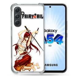 Coque Renforcée En Verre Trempé Pour Samsung Galaxy A54 5G Manga Fairy Tail Erza