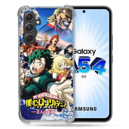 Coque Renforcée En Verre Trempé Pour Samsung Galaxy A54 5G Manga My Hero Academia Affiche