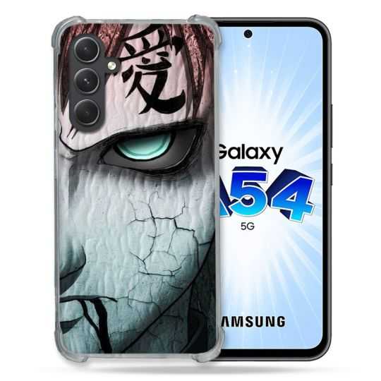 Coque Renforcée En Verre Trempé Pour Samsung Galaxy A54 5G Manga Naruto Gaara
