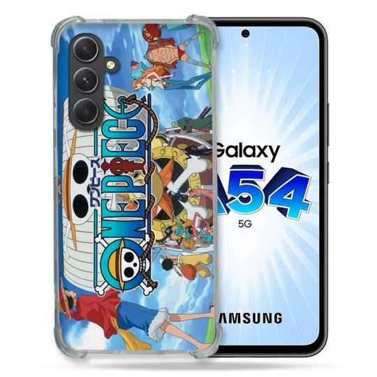 Coque Renforcée En Verre Trempé Pour Samsung Galaxy A54 5G Manga One Piece Sunny
