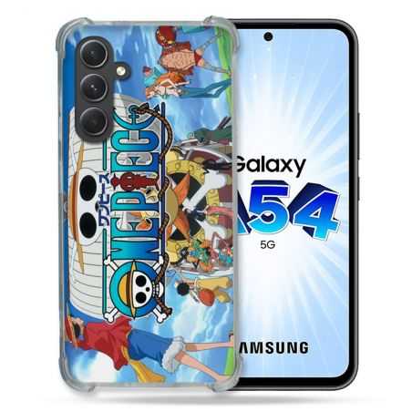 Coque Renforcée En Verre Trempé Pour Samsung Galaxy A54 5G Manga One Piece Sunny