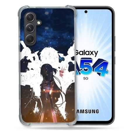 Coque Renforcée En Verre Trempé Pour Samsung Galaxy A54 5G Manga SAO sword Art Online Asuna