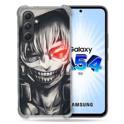 Coque Renforcée En Verre Trempé Pour Samsung Galaxy A54 5G Manga Tokyo Ghoul Kaneki Noir