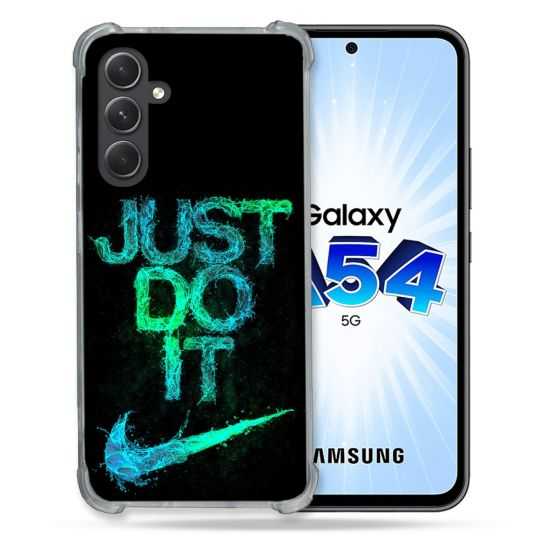 Coque Renforcée En Verre Trempé Pour Samsung Galaxy A54 5G Nike Just Do It