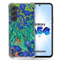 Coque Renforcée En Verre Trempé Pour Samsung Galaxy A54 5G Peinture Iris