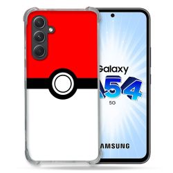 Coque Renforcée En Verre Trempé Pour Samsung Galaxy A54 5G Pokemon Pokeball