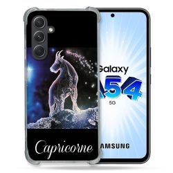 Coque Renforcée En Verre Trempé Pour Samsung Galaxy A54 5G Signe Zodiaque 2 Capricorne