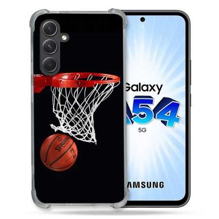 Coque Renforcée En Verre Trempé Pour Samsung Galaxy A54 5G Sport Basket Panier
