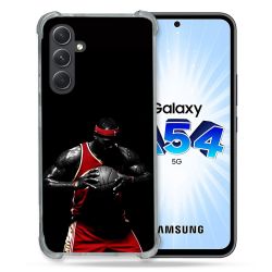Coque Renforcée En Verre Trempé Pour Samsung Galaxy A54 5G Sport Basketeur