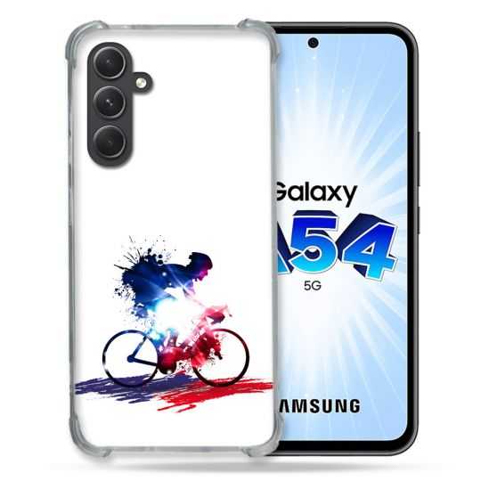 Coque Renforcée En Verre Trempé Pour Samsung Galaxy A54 5G Sport Cyclisme France