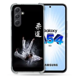 Coque Renforcée En Verre Trempé Pour Samsung Galaxy A54 5G Sport Judo Noir