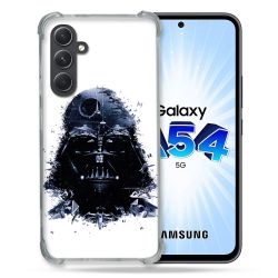 Coque Renforcée En Verre Trempé Pour Samsung Galaxy A54 5G Star Wars - Dark Vador Blanc