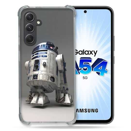 Coque Renforcée En Verre Trempé Pour Samsung Galaxy A54 5G Star Wars - R2D2