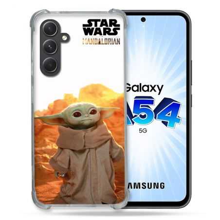 Coque Renforcée En Verre Trempé Pour Samsung Galaxy A54 5G Star Wars - Yoda bebe soleil