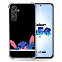 Coque Renforcée En Verre Trempé Pour Samsung Galaxy A54 5G Stitch Noir