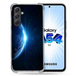 Coque Renforcée En Verre Trempé Pour Samsung Galaxy A54 5G Univers Planete Terre