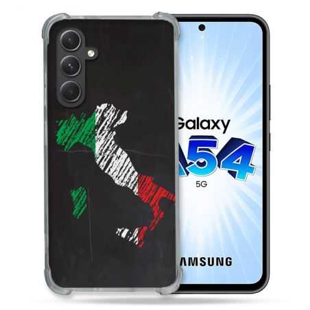 Coque Renforcée En Verre Trempé Pour Samsung Galaxy A54 5G Voyage Italie Botte
