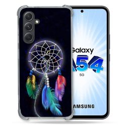 Coque Renforcée En Verre Trempé Pour Samsung Galaxy A54 5G Zen Attrape Reve Multicolore