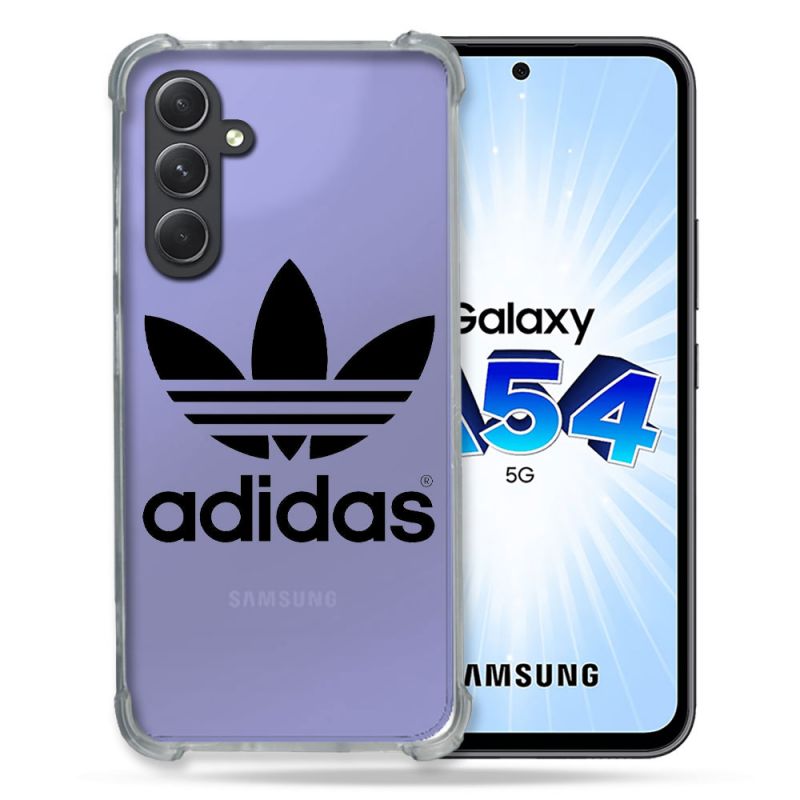 Coque Renforcée En Verre Trempé Transparente Pour Samsung Galaxy A54 5G Adidas